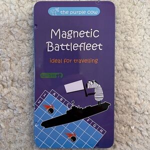 The Purple Cow Magnetic Battlefleet Travel Board Game
